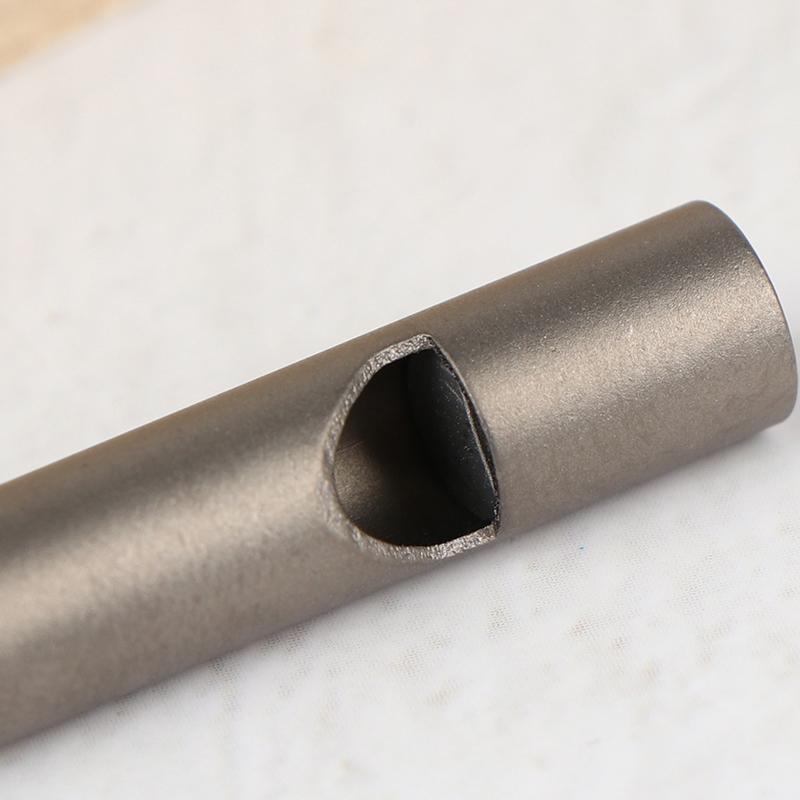 Pure Titanium Single-Barrel Whistle With Cord Outdoor Portable Emergency Survival Camping Hiking Exploring Camping Whistle
