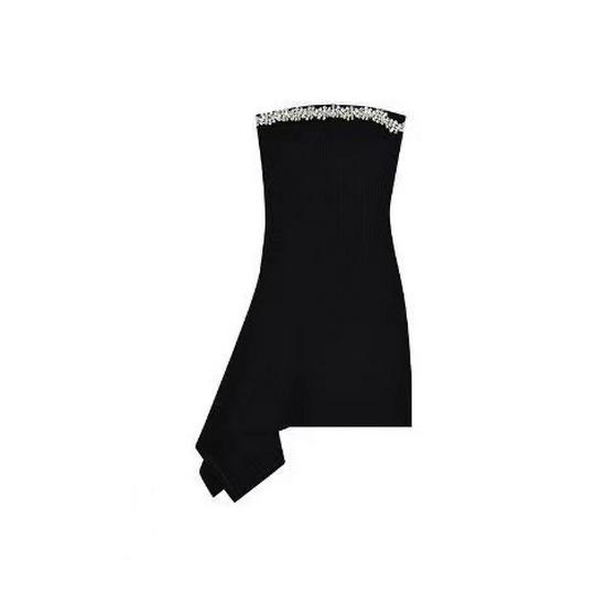 Big Sister Top-Tier Sequined Strapless Little Black Dress