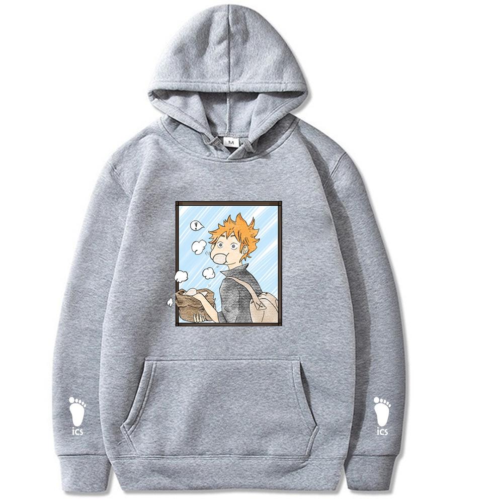 Haikyuu Fashion Hoodies Men Women Hooded Sweatshirts Fashion Casual Pullovers Autumn Boys Girls Black Streetwear Hoodie