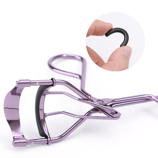 Portable Eyelash Curler with Comb Volumizing Precision Eye Lash Curler Natural Long Lasting Professional Beginner Women Lashes Curling Tools