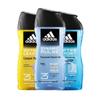 Adidas Men's Body Wash & 3-in-1 Shower Gel