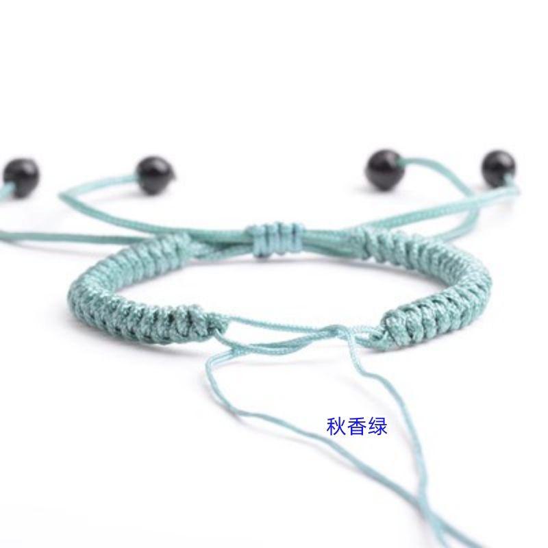 DIY Hand-Woven Jewelry Gold Carrying Strap Non-Woven Semi-Finished Products Bracelet Strand Men and Women's Natal Year Red Rope Couple