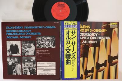 LP Record EUGENE ORMANDY, MICHAEL MURRAY, PHI - Saint Saens Symphony No. 3 In C Min 10051 Telarc 1980 Germany Obi Classical Used