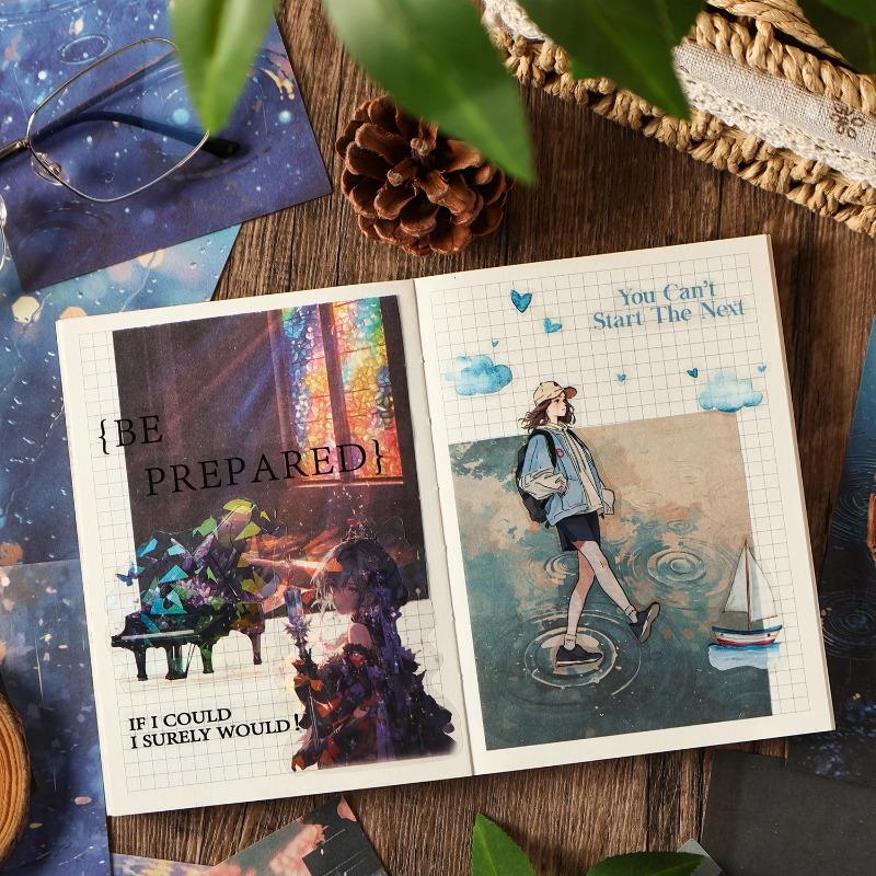 30 Pcs Outdoor Landscape Material Paper Aesthetic Scenery Decor Scrapbooking Diary Album Collage Material Junk Journal Supplies