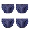 4Pcs Men's Briefs Cotton Underwear Bottom Fashion Underpants Man Undies Comfortable Panties Big Size L XL XXL 3XL 4XL 5XL 6XL 7XL