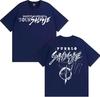 Rapper Manuel Carrasco Salvaje Tour 2026 Album T Shirts for Men Fashion Vintage Short Sleeve Tshirt Cotton Casual T Shirt
