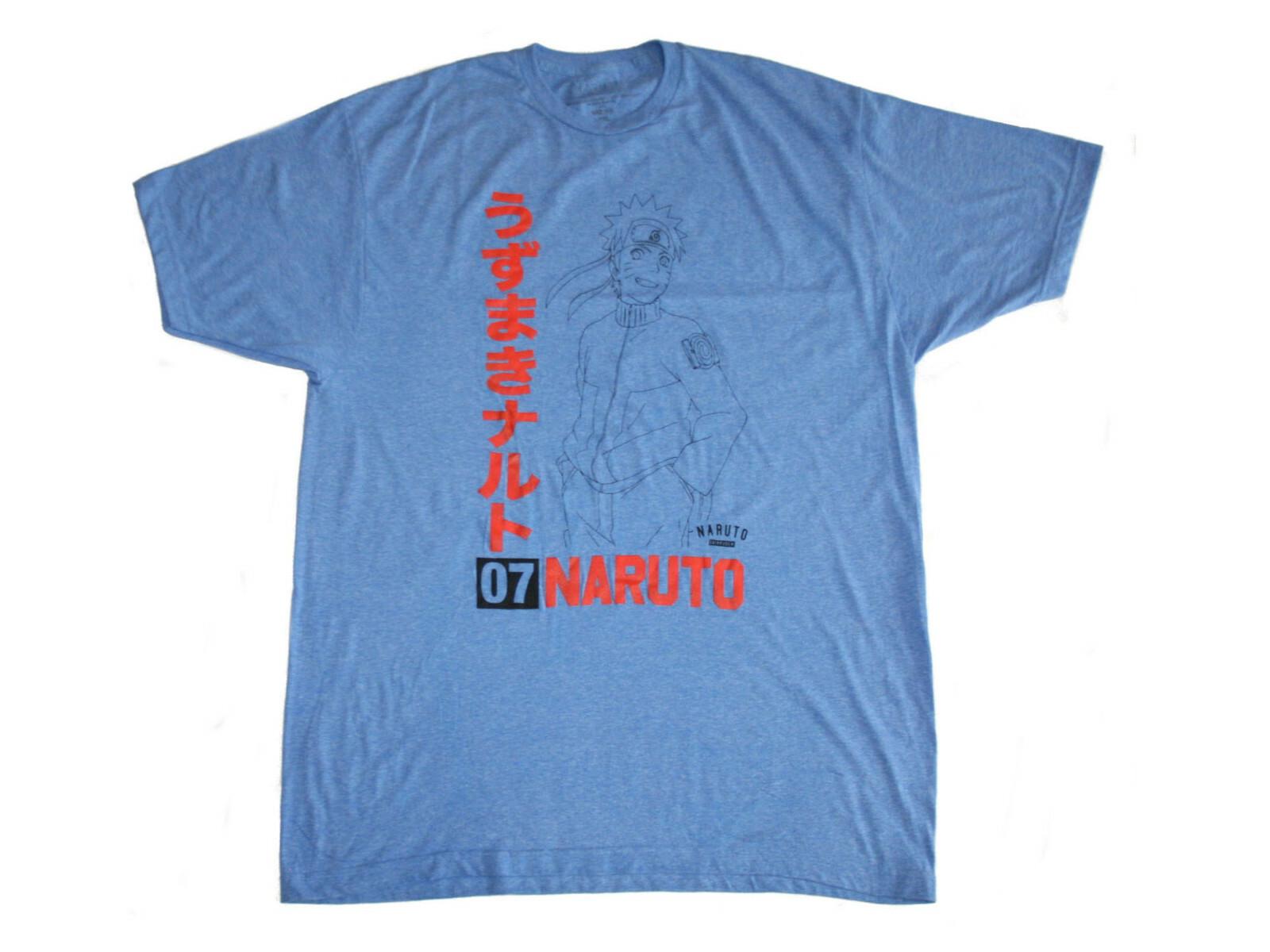 Naruto Kakashi Team 07 Anime Men s T-Shirt - NEW XXXXL