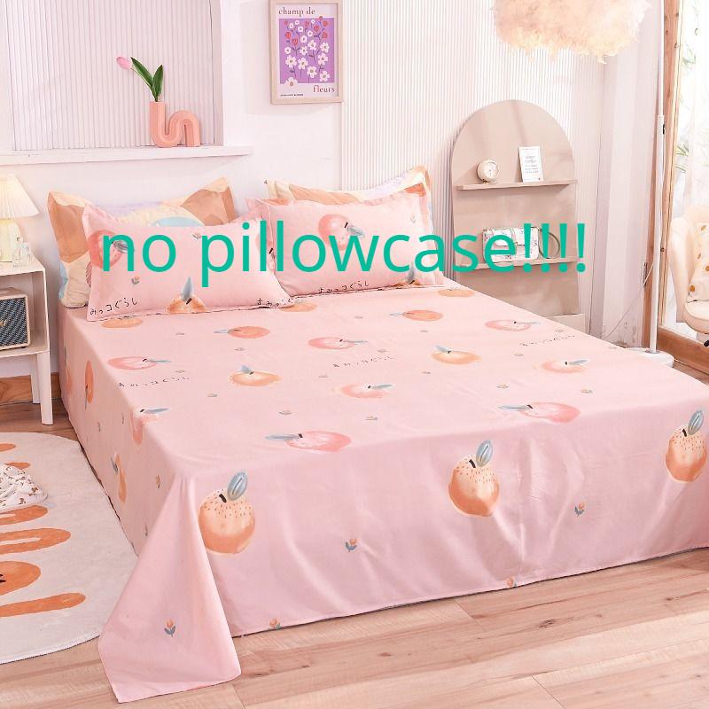 Double Single Bed Sheets Skin-friendly Room Ding Comfortable Dust-proof Covers Dorm Students Flat Sheet Four Seasons