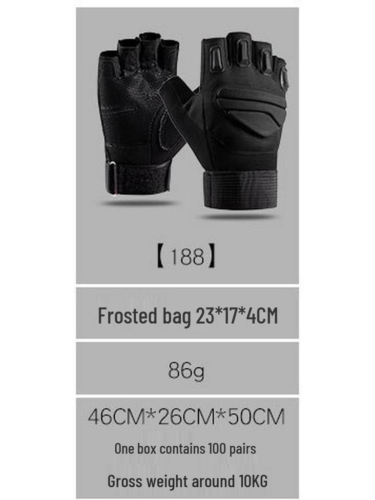 Pánské venkovní taktické rukavice Z902 s polovičními prsty pro cyklistiku, sport a vojenský výcvik