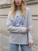T-shirt da Donna a Maniche Lunghe Monocolore Girocollo Vestibilità Aderente Top Basico Primavera Autunno Maglietta Casual