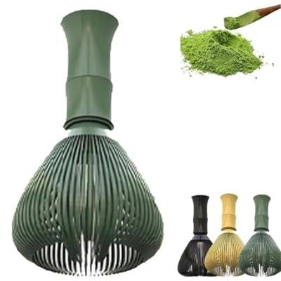 New Resin Matcha Whisk With Whisk Holder Smooth Green Tea Powder Whisk Reusable Portable Matcha Whisk Set Tea Set Accessories