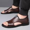 Men's Open Toed Sandals - Super Breathable, Super Comfortable, Non Slip, High-quality Rubber Sole, Extremely Durable - Perfect Beach Water Shoes
