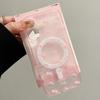 Cute Sanrio Hello Kitty Magnetic Magsafe Wireless Charge Phone Case For iPhone 17 16 15 14 13 Pro Max  Mirror Grip Holder Cover