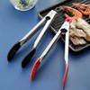 Silicone Head Non-Stick Steak Tongs Food Grade Cake Bread Tong BBQ Grilling Tongs  Kitchen Use