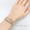 Citizen Eco-Drive SQUARE Collection Women's Watch 30mm Sapphire Glass White Mother of Pearl Rose Gold