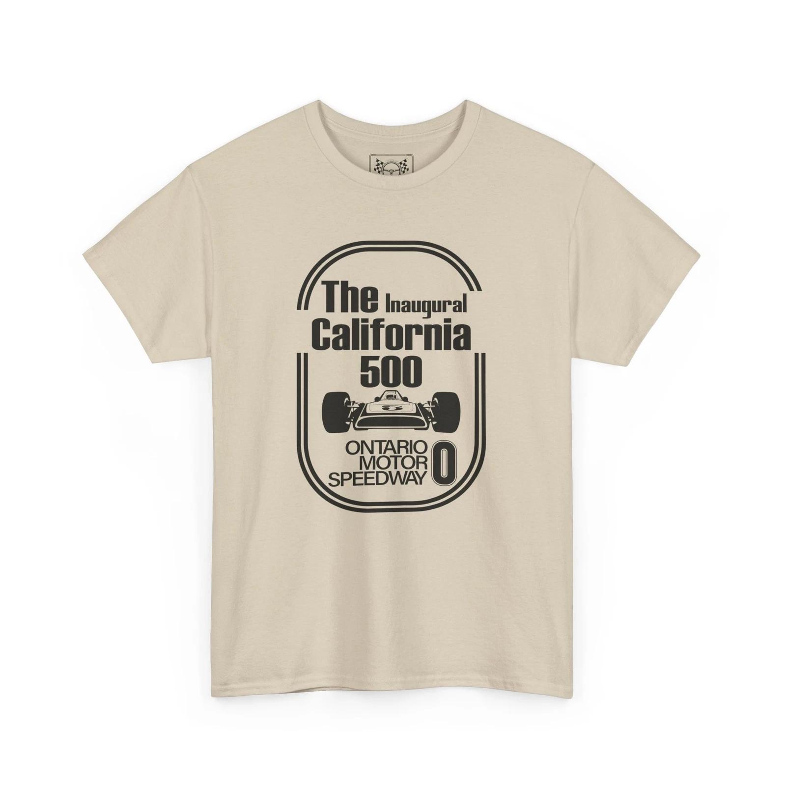 California 500 Retro T-Shirt - Ontario Speedway Tee - IndyCar Racing Fans Gift S