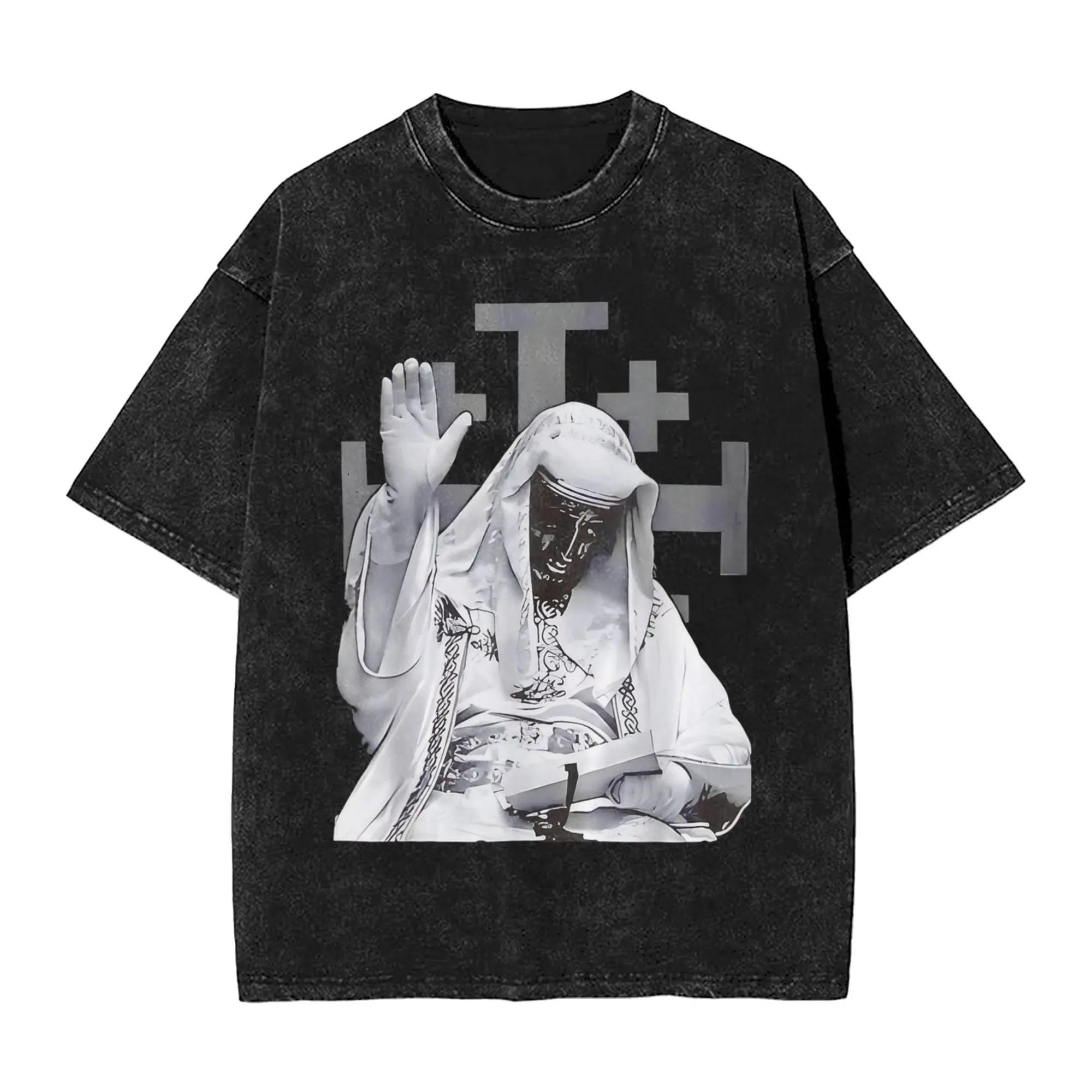 Sliver Mask King Baldwin IV Graphic Print TShirt Women Unisex Vintage Washed Cotton Summer New Tee Casual Oversized Streetwear Top S