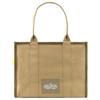 Marc Jacobs Logo Zip Closure Cotton Tote Bag Shopping Bag Shoulder Handbag Women tote Beige Green H073M01RE21-373