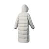 FILA Fitness Minimalist Fashion Casual Versatile Comfortable Warm Waterproof Loose Long Hooded Goose Down Jacket Unisex outerwear A51U541902FBG
