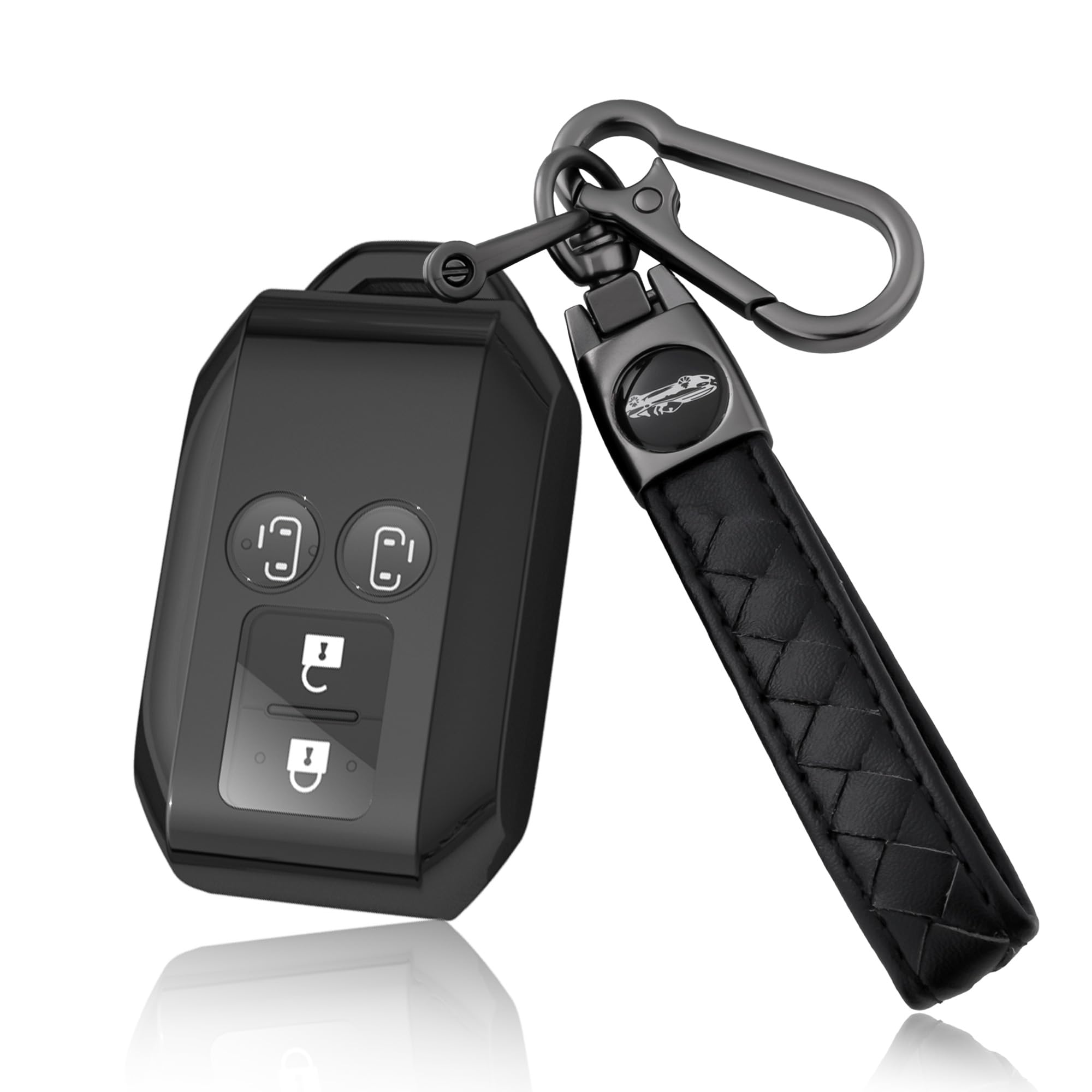 

[PIMOHI] Suzuki New Spacia Key Case, Spacia Custom MK53s Key Cover, 64 Series Solio чёрный