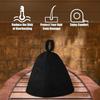 2Pieces Sauna Hat Set Comfortable Sauna Caps Travel Sauna Hat High Absorbency Felt Texture Perfect for Spa and Sauna Use
