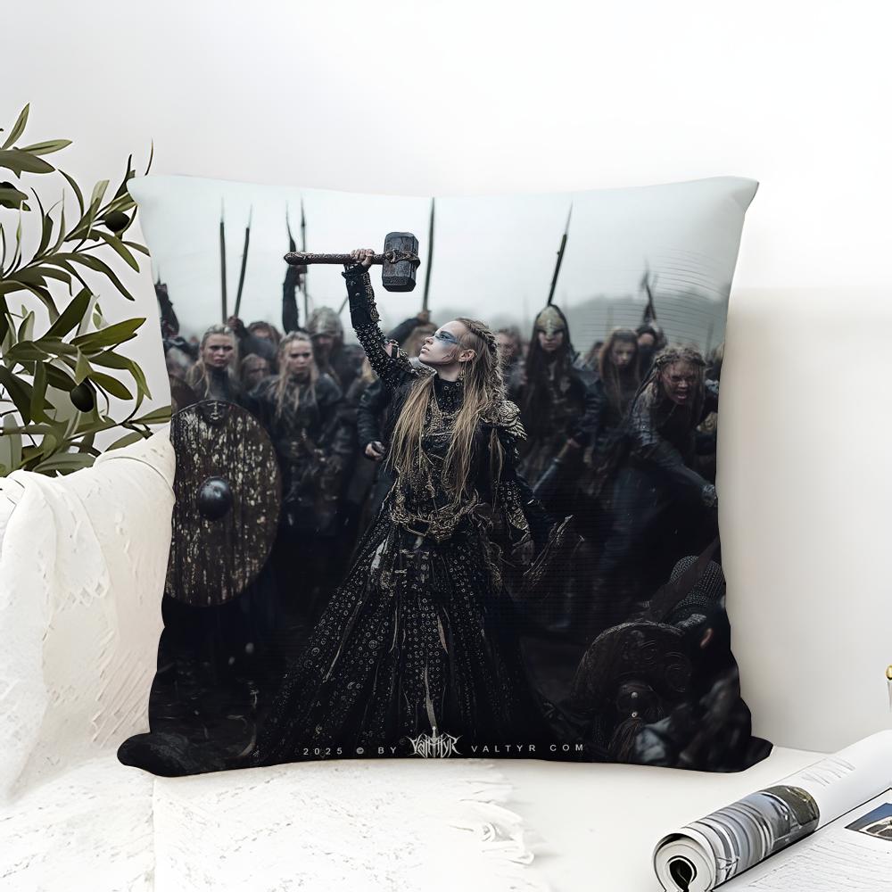 L-Legend Of The Dark Elf H-Halvarth The Nordic People Of Thunder Linen Pillow Case Sofa Home Decor Cushion Cover Cushion Cove