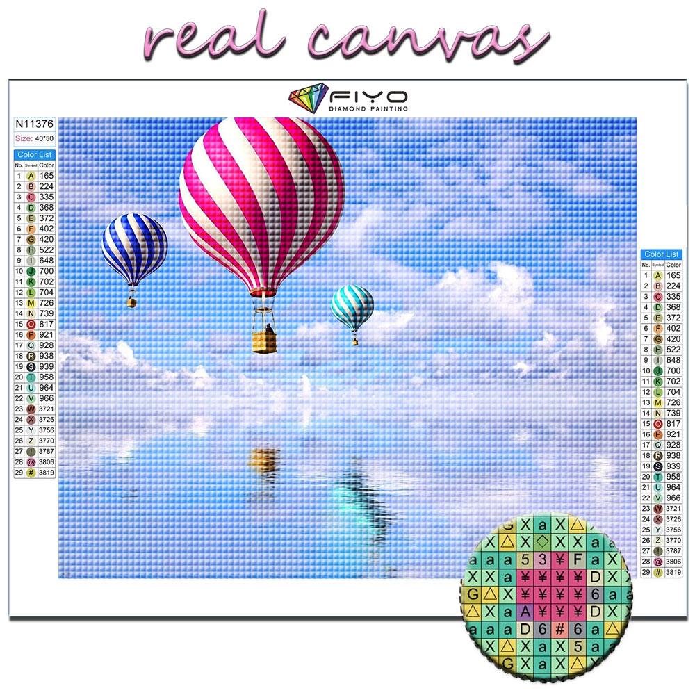 5D diamantmaleri full diamant varmluftsballong diamantmaleri Håndlaget diy-diamantmosaikkmaling Hjemdekorasjon