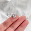 Zircon Round Ear Cuff: High-End Design, No Piercing Needed, Sweet & Cool Statement Earring