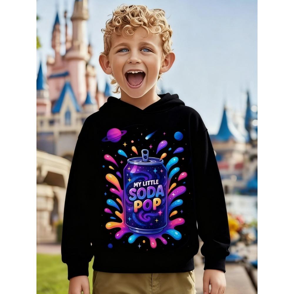 My Little Soda Pop Dětské mikiny K-Pop Hudba Korejské Anime Mikina Hip Hop Oblečení pro kluky Dárek Roztomilé tričko Volný Dětský top