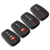 2/3/4 Buttons Silicone Car Key Case Cover Fob Holder for Toyota Prius Camry Corolla Avalon CHR RAV4 Land Cruiser Prado Key Chain
