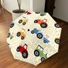 1PC Tractors Piglets Umbrella-8-Rib Reinforced, Automatic Open, Lightweight & Durable, Cute Fashion Accessory for Outdoor-T395