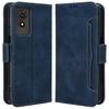 For TCL 501 Leather Case with Multiple Card Slots Folio Flip Wallet Phone Cover