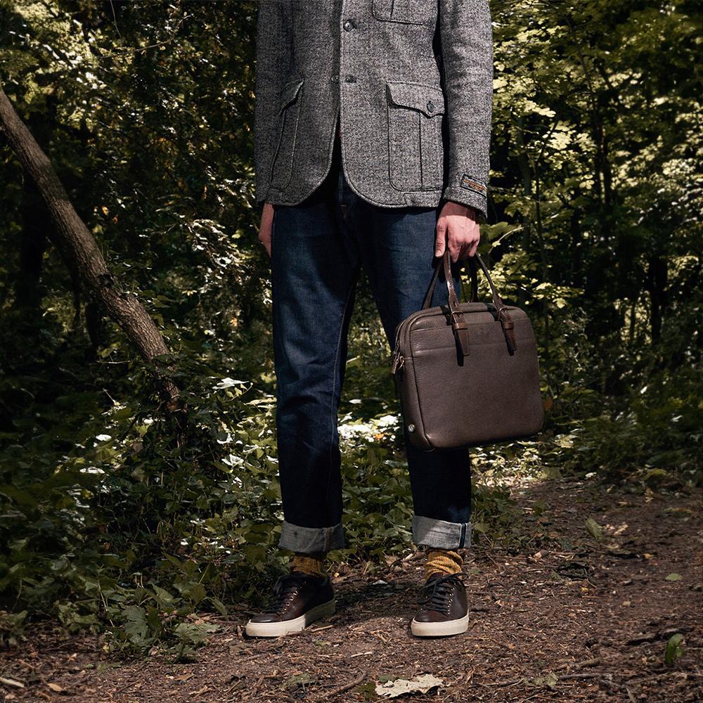Bleudechauffe Folder Briefcase - Marine Blue
