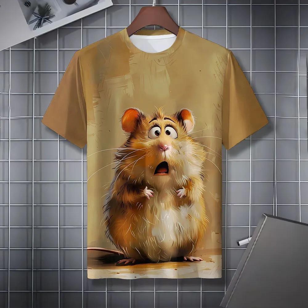 Printed Fashion Crew Neck Short Sleeve Top Casual Comfort T-Shirt Men's