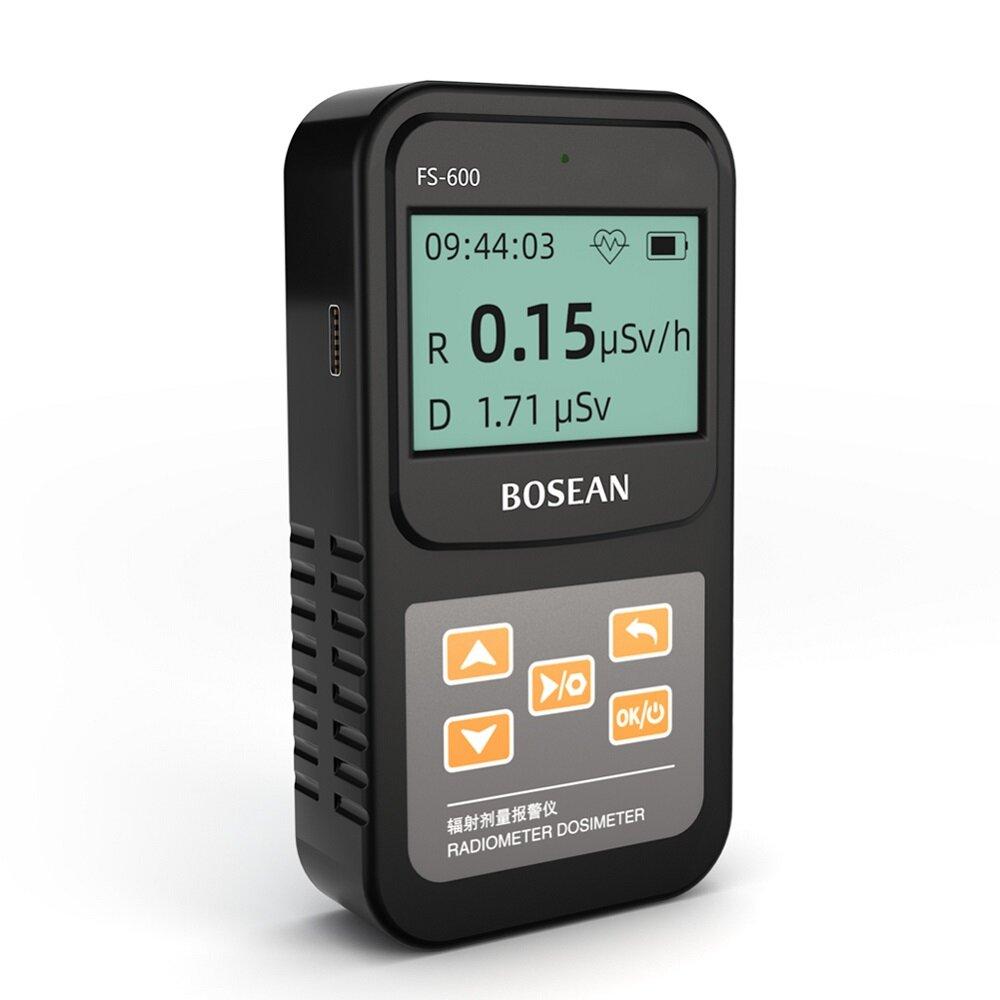 

BOSEAN FS 600 Counter Nuclear Radiation Tester Портативный перезаряжаемый портативный дозиметр излучения рентгеновского излучения