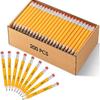 ZWlOT Golf Pencils with Eraser, #2 HB Half,4" Mini,Pre-Sharpened,120/200/320 Count Pencils Wood Cased Short for Classroom, Office, School, Wedding