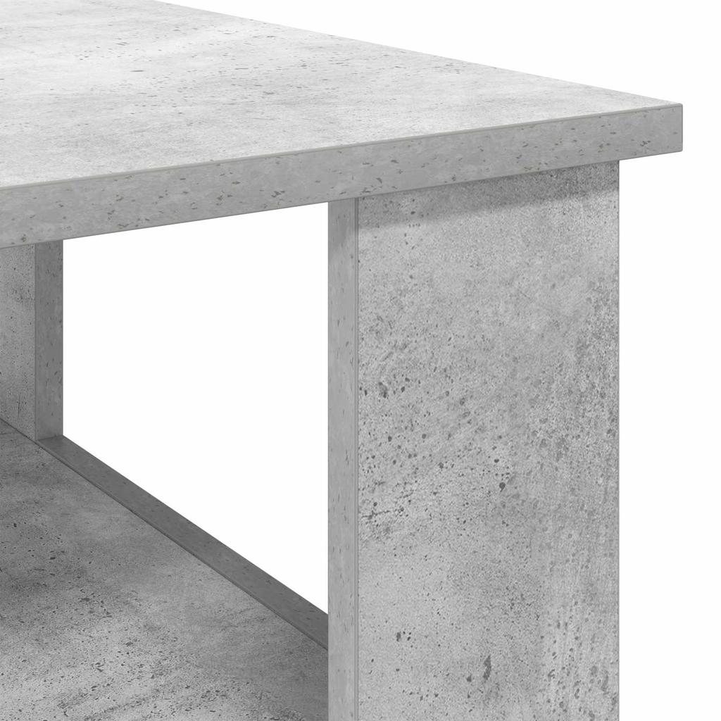 Coffee Table Concrete Gray 57 x 55 x 45 cm Engineered Wood