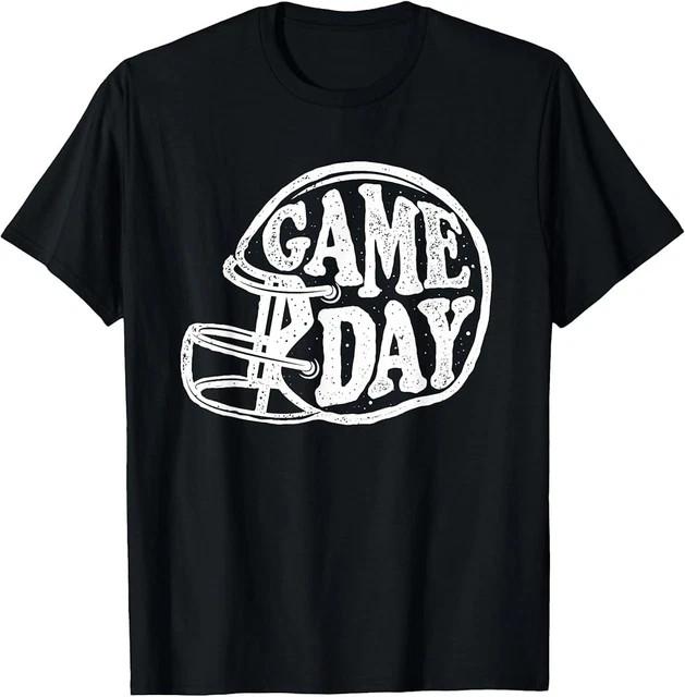 Game Day American Football Season Party Footballer T-Shirt Size L & XL T-Shirt