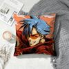 Popular Anime Gurren Lagann  Double-Sided Printed Cushion Cover Bedroom Bedside Sofa Pillow Case