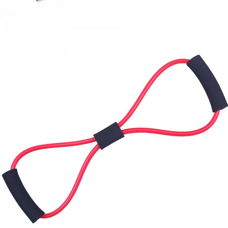 8 Shape Resistance Rope Chest Expanding  Bands Yoga Rubber Resistance Bands Elastic Bands