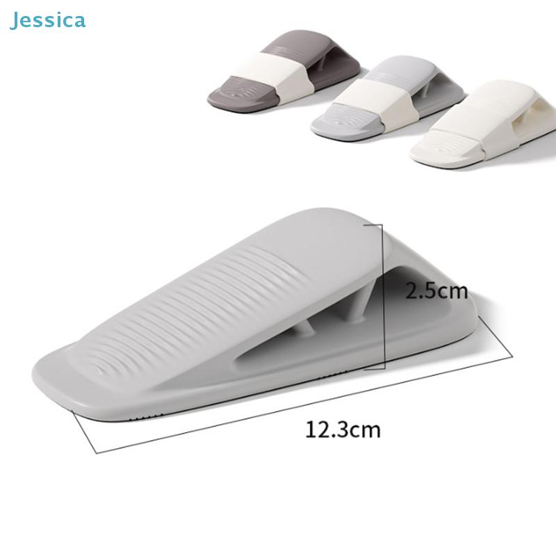Anti-Scratch Door Stop Wedge - Heavy Duty Rubber Door Stopper For Carpet  Hardwood Floors