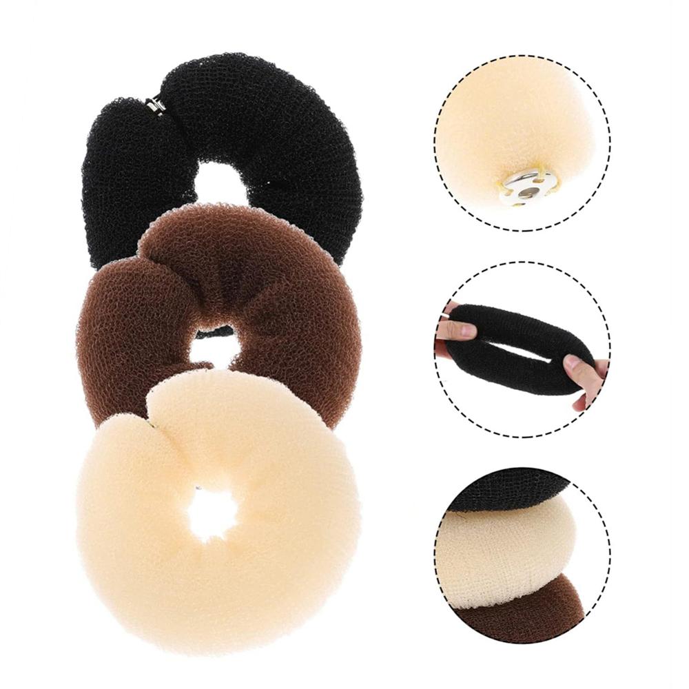 1PC Magic Hair Donut Sponge Fashion Big Ring Curly Hair Styler for Women Sweet Hairstyle Accessories Hairdressing Tools