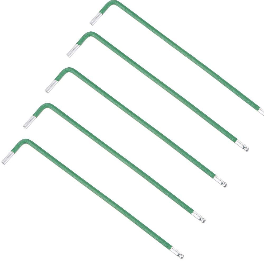 

5 шт. S2 стальной инструмент для ремонта L-образный шаровой конец, бытовой шестигранный ключ для технического обслуживания, промышленное использование