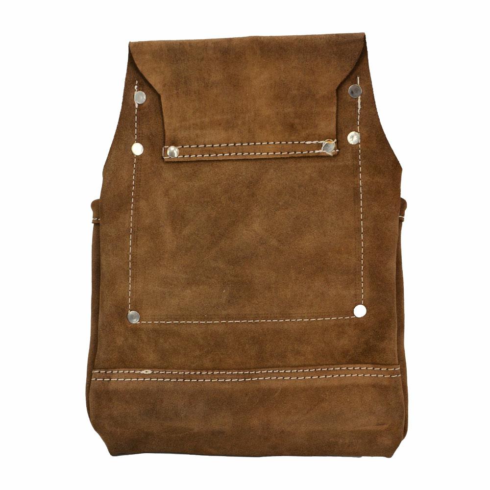 Awtools 10-Compartment Leather Tool Pouch