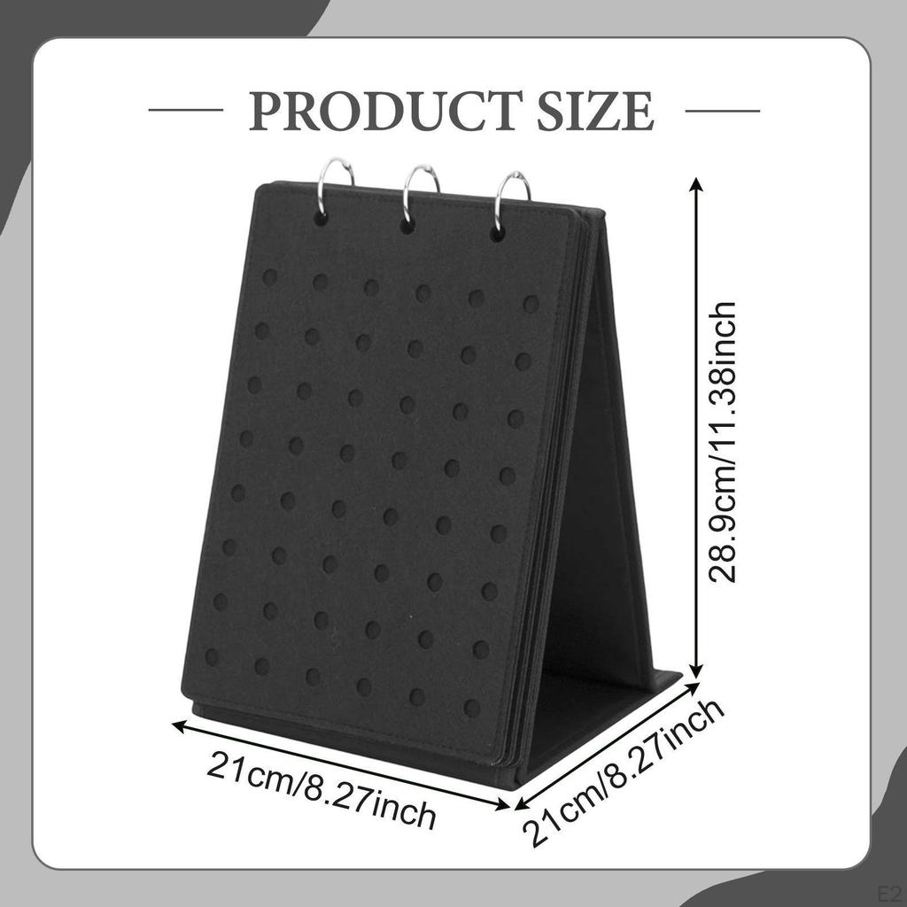 Shoe Charm Organizer, Display Pages, with 5 Removable Practical And Portable.