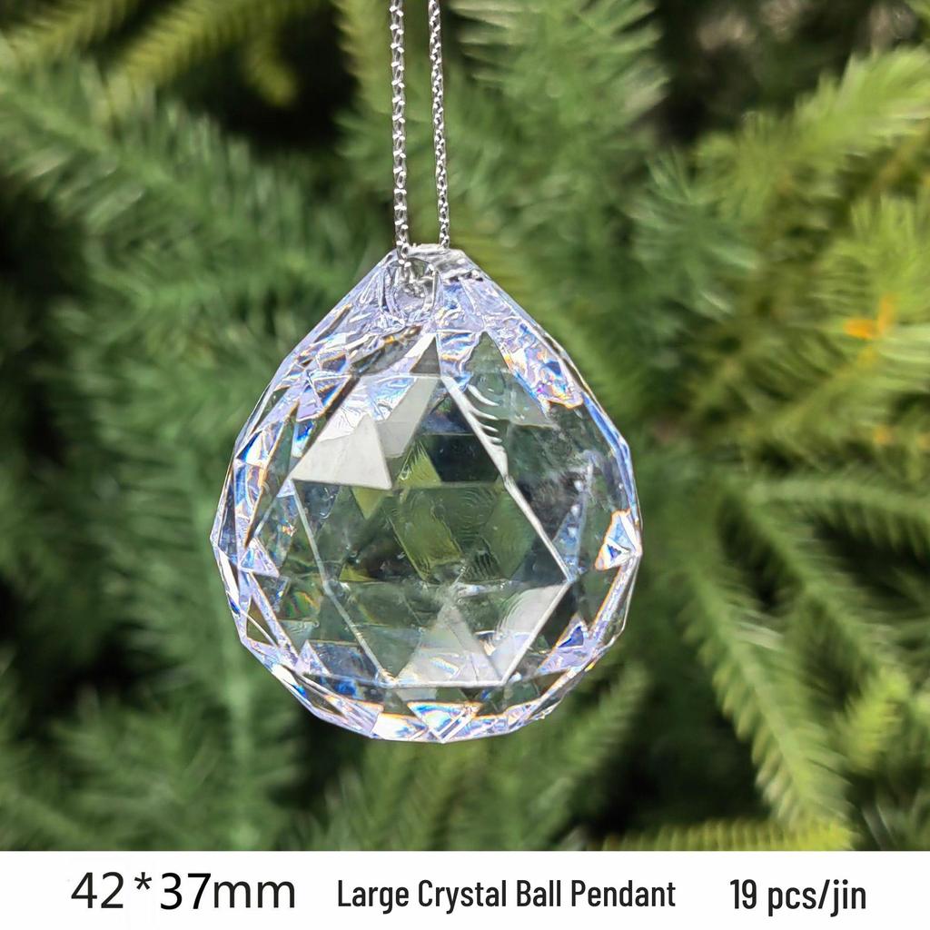 DIY Acrylic Beaded Jewelry Accessories: Transparent Cone Pendant for Door, Window, or Bead Curtains