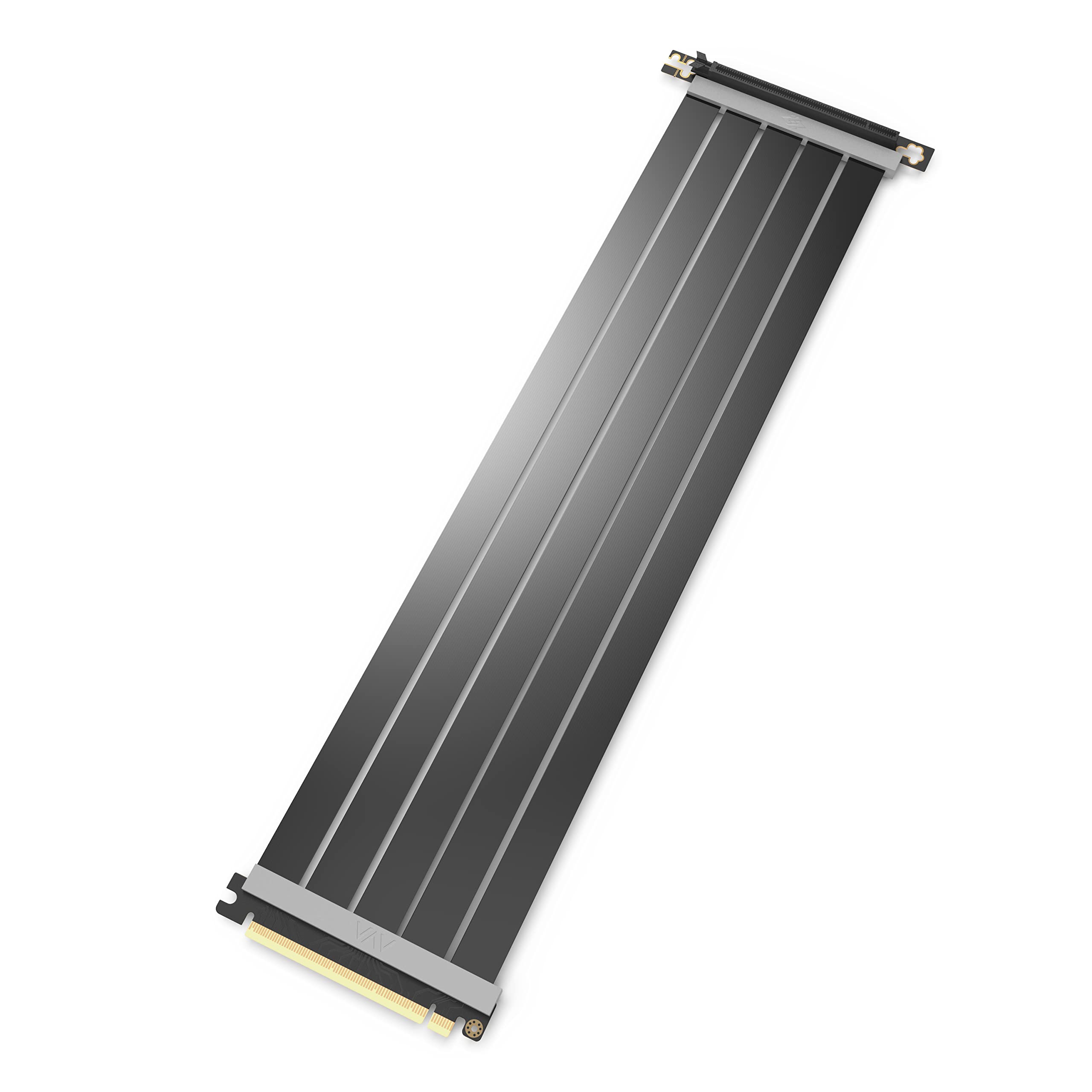 

LINKUP AVA PCIe Gen 4 x16 Riser Cable RTX Compatible Boost Your Gaming Performance 90 Degree Black - 4.0 - 4090/RX7900 - - (30cm)