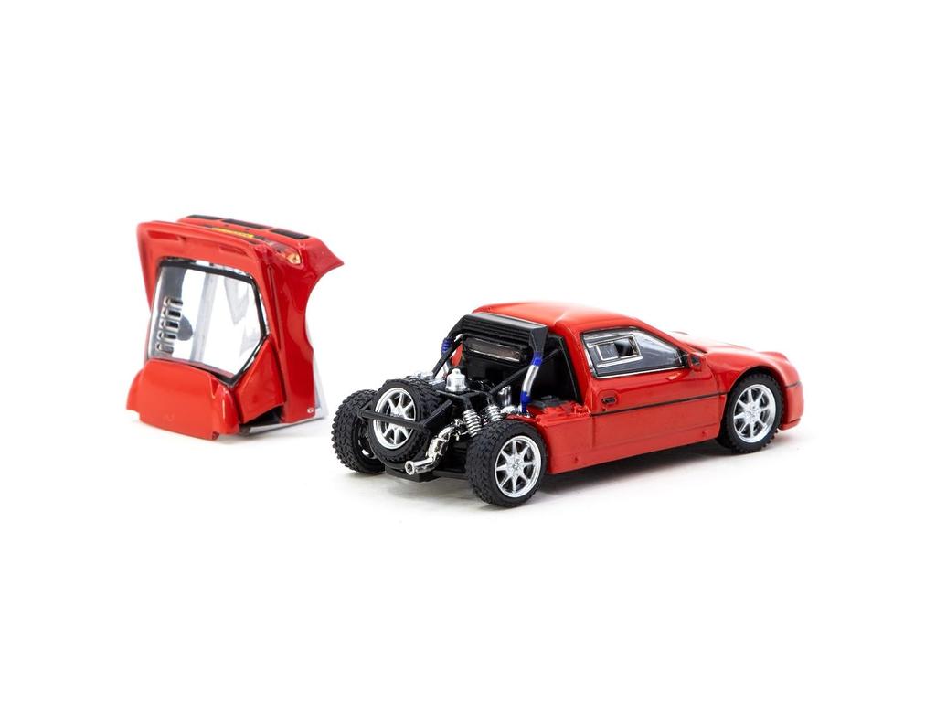 Speedmaster Japan TARMACWORKS Ford RS200 Red 1/64 (Finished Model) T64PR-001-RE
