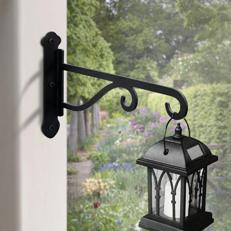Decorative European Styles Metal Wall Hook With Bird Designs For Lanterns And Flower Pots