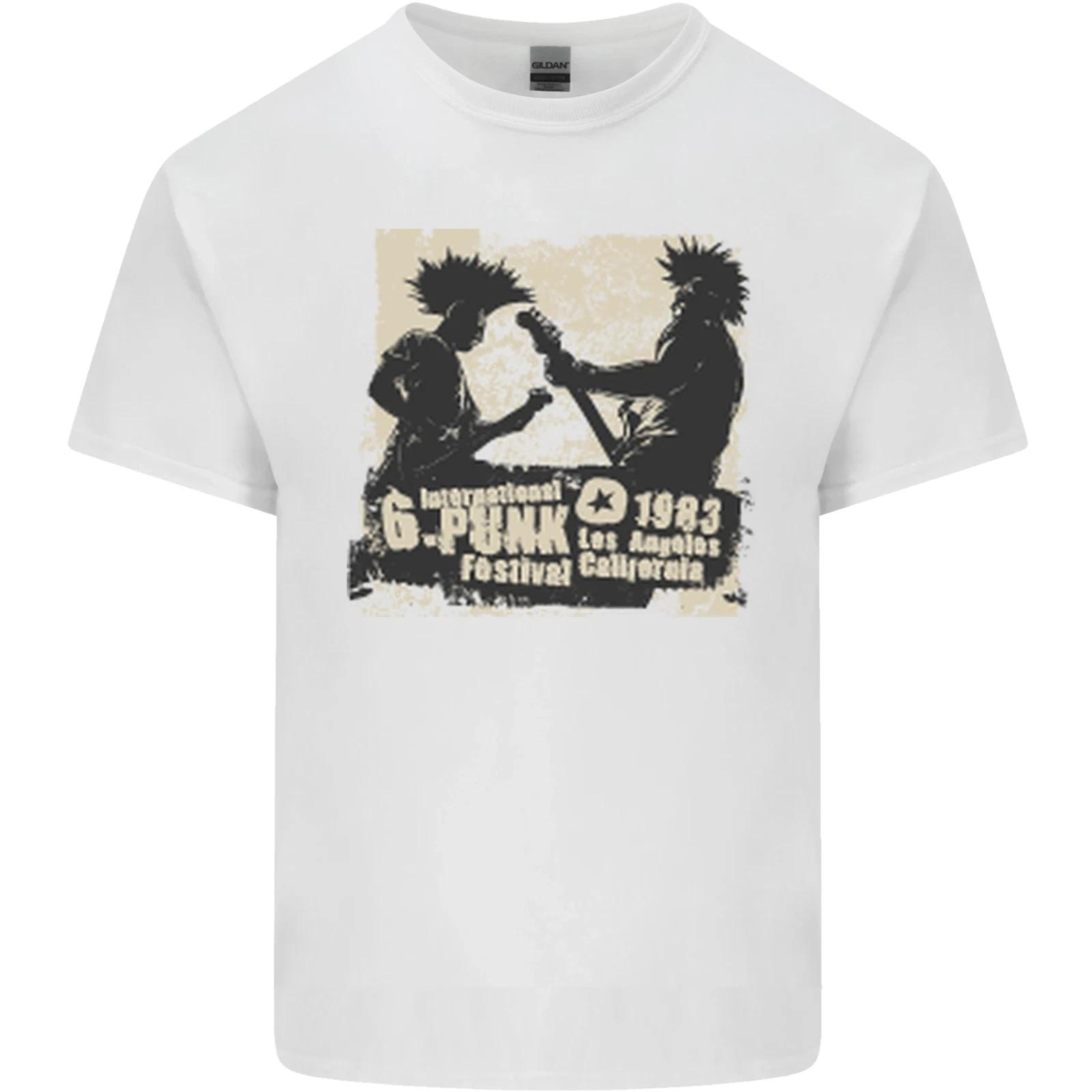 Punk Festival 1983 Music Rock n Roll Kids T-Shirt Childrens M